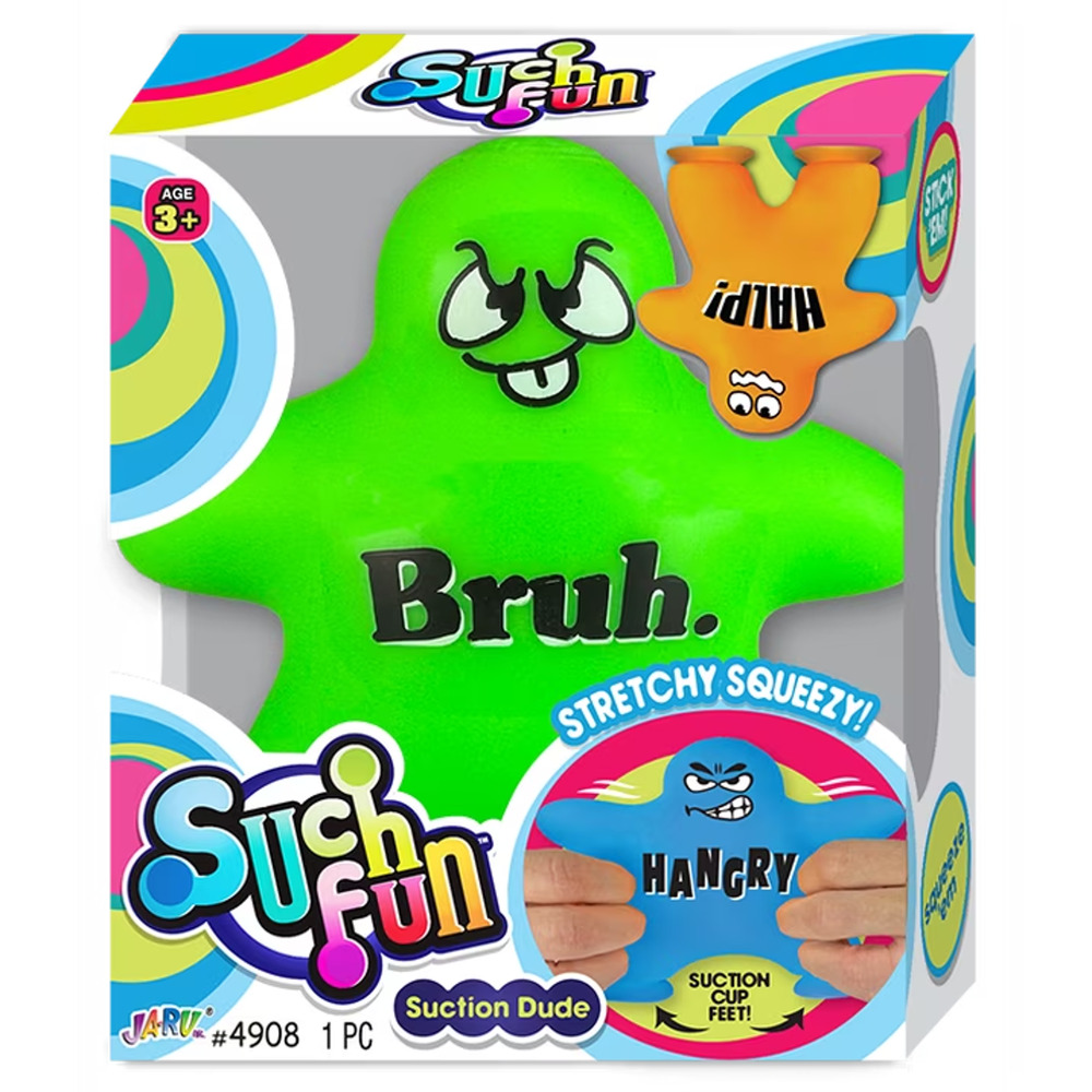 🔥Ja-Ru Suction Cup Squish Dude BNWT🔥